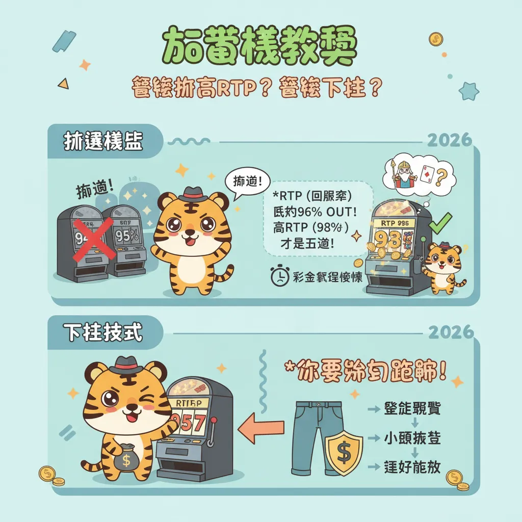 如何挑選高RTP機臺？老虎機投注技巧教學